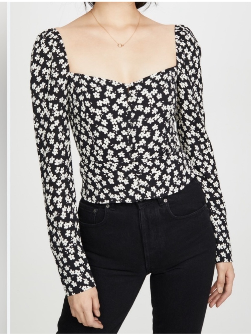 Reformation Rosaly top